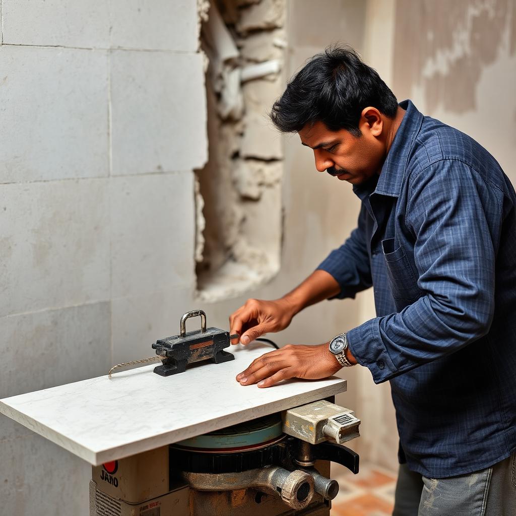 Material preparation for site work